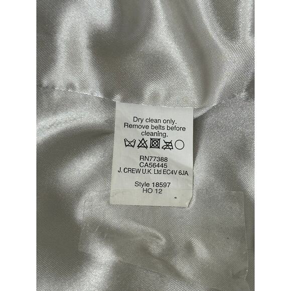 J. Crew Stadium Cloth by Nello Gori Wool Seafoam Green Coat Winter Comfy Size 2 - Picture 6 of 9